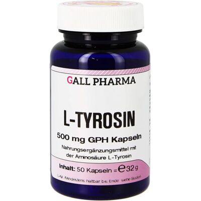 Hecht Pharma L-Tyrosin 500 mg Kapseln - Nahrungsergänzungsmittel Hecht Pharma L-Tyrosin 500 mg Kapseln - Nahrungsergänzungsmittel