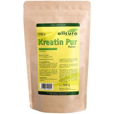 allcura Kreatin PUR Pulver Premium - Nahrungsergänzungsmittel allcura Kreatin PUR Pulver Premium - Nahrungsergänzungsmittel