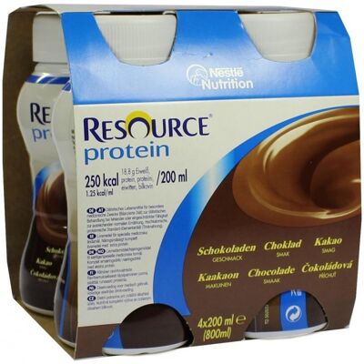 Resource Protein Schokolade neue Rezeptur 4X200ml Resource Protein Schokolade neue Rezeptur 4X200ml