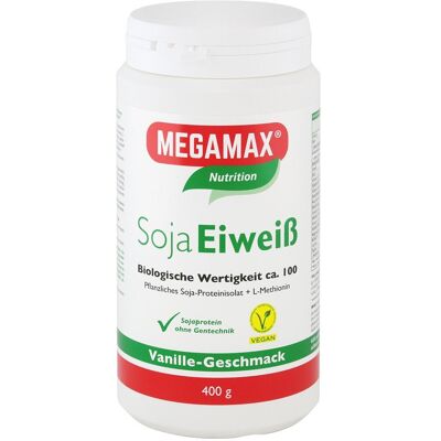 Megamax - Soja Eiweiß Pulver Vanille - Nahrungsergänzungsmittel Megamax - Soja Eiweiß Pulver Vanille - Nahrungsergänzungsmittel