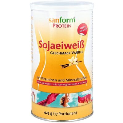 Sanform Pflanzenprotein Vanille Pulver - Diätunterstützung Sanform Pflanzenprotein Vanille Pulver - Diätunterstützung