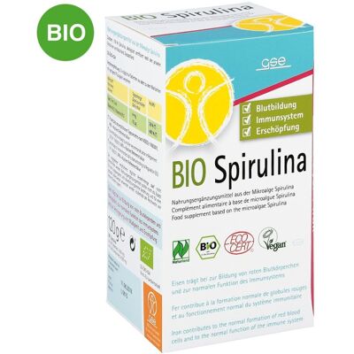 GSE Bio-Spirulina 500 mg - Organisch, 240 Tabletten GSE Bio-Spirulina 500 mg - Organisch, 240 Tabletten