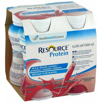 Resource Protein Drink Waldbeere 4X200ml Resource Protein Drink Waldbeere 4X200ml