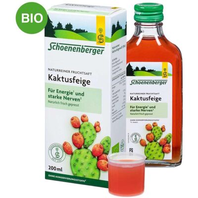 Schoenenberger Naturreiner Fruchtsaft Kaktusfeige 200ml Schoenenberger Naturreiner Fruchtsaft Kaktusfeige 200ml