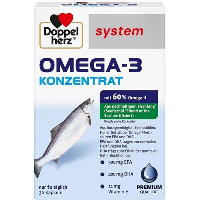 Doppelherz Doppelherz Omega-3 Konzentrat Kapseln - Nahrungsergänzung Doppelherz Doppelherz Omega-3 Konzentrat Kapseln - Nahrungsergänzung