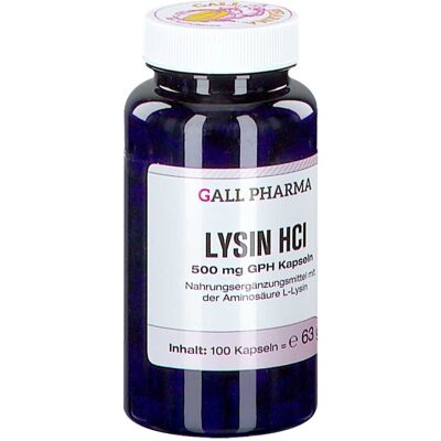 Hecht Pharma Lysin HCl 500 mg Kapseln - Nahrungsergänzungsmittel Hecht Pharma Lysin HCl 500 mg Kapseln - Nahrungsergänzungsmittel