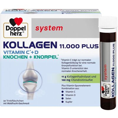 Doppelherz Kollagen 11.000 Plus - Gelenk- und Knochenunterstützung Doppelherz Kollagen 11.000 Plus - Gelenk- und Knochenunterstützung