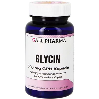 Glycin 500 mg Gph Kapseln 120stk Glycin 500 mg Gph Kapseln 120stk