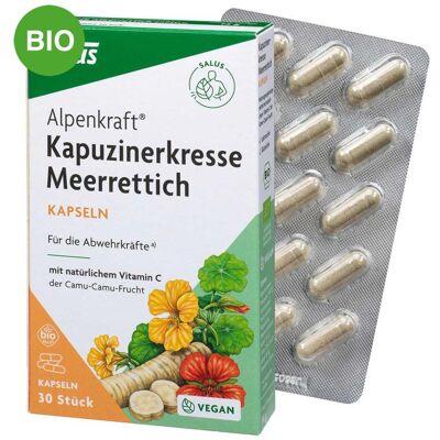 Salus Kapuzinerkresse-meerrettich Kapseln Alpenkraft 30stk Salus Kapuzinerkresse-meerrettich Kapseln Alpenkraft 30stk