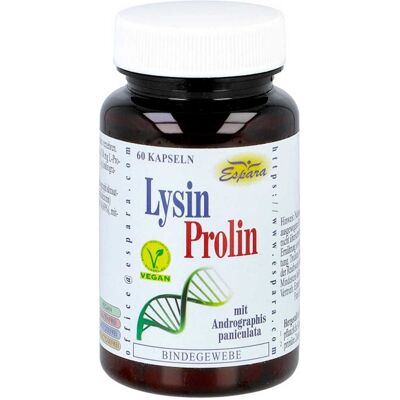 Espara Lysin Prolin Kapseln - Nahrungsergänzungsmittel Espara Lysin Prolin Kapseln - Nahrungsergänzungsmittel