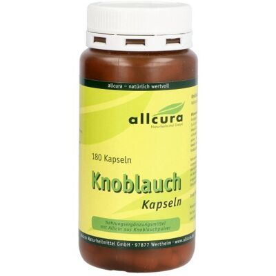 allcura Knoblauch Kapseln 180stk allcura Knoblauch Kapseln 180stk
