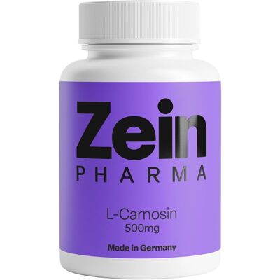 ZeinPharma L-Karnosin 500 mg Kapseln – Veganes Nahrungsergänzungsmittel ZeinPharma L-Karnosin 500 mg Kapseln – Veganes Nahrungsergänzungsmittel