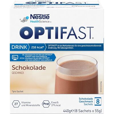 Nestlé Optifast Schoko Pulver - Mahlzeitenersatz Nestlé Optifast Schoko Pulver - Mahlzeitenersatz