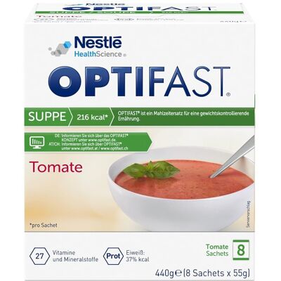 Optifast Home Suppe Tomate Pulver - Gewichtsmanagement - 8x55g Optifast Home Suppe Tomate Pulver - Gewichtsmanagement - 8x55g
