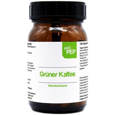 Quickpep Grüne Kaffee Kapseln - Unterstützt Stoffwechsel Quickpep Grüne Kaffee Kapseln - Unterstützt Stoffwechsel