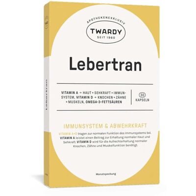 Twardy Lebertran Kapseln 30stk Twardy Lebertran Kapseln 30stk