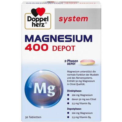 Queisser Pharma GmbH & Co. KG Doppelherz Magnesium 400 Depot system Tabletten - Produkttyp Queisser Pharma GmbH & Co. KG Doppelherz Magnesium 400 Depot system Tabletten - Produkttyp