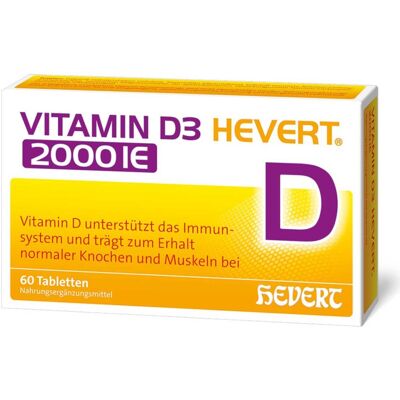 Vitamin D3 Hevert 2.000 I.E. Tabletten 60stk Vitamin D3 Hevert 2.000 I.E. Tabletten 60stk
