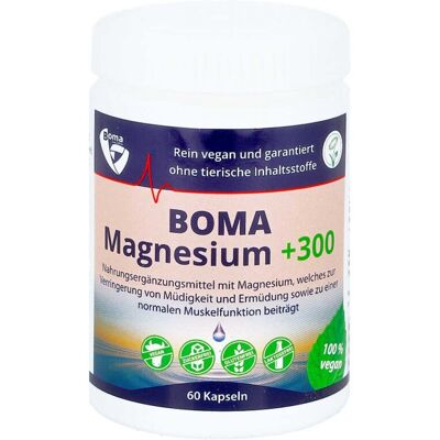 Boma Lecithin GmbH Magnesium+300 Kapseln - Nahrungsergänzungsmittel Boma Lecithin GmbH Magnesium+300 Kapseln - Nahrungsergänzungsmittel