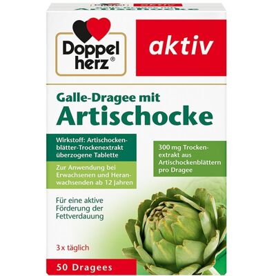 Doppelherz aktiv Galle-Dragee mit Artischocke 50stk Doppelherz aktiv Galle-Dragee mit Artischocke 50stk