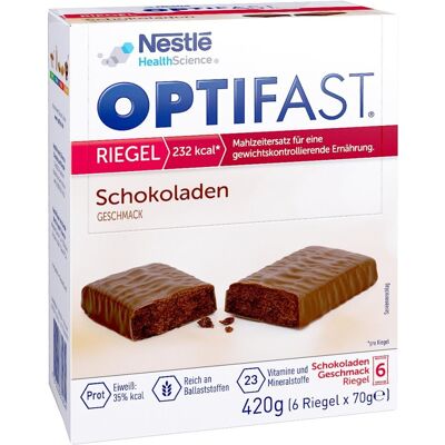 Optifast Schokoladen Riegel 6X70g - Mahlzeitenersatz Optifast Schokoladen Riegel 6X70g - Mahlzeitenersatz