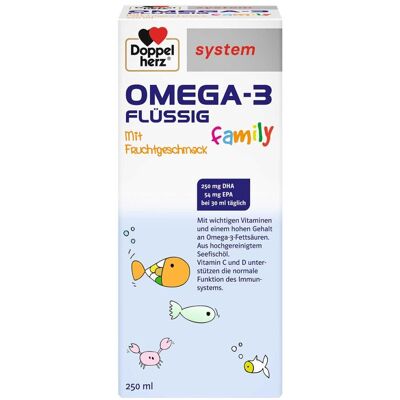 Queisser Pharma GmbH & Co. KG Doppelherz Omega-3 Flüssig Family System - Nahrungsergänzungsmittel Queisser Pharma GmbH & Co. KG Doppelherz Omega-3 Flüssig Family System - Nahrungsergänzungsmittel