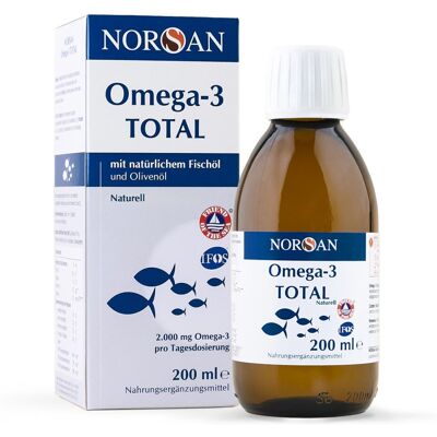Norsan Omega-3 Total Fischöl - Natürlich Geschmack Norsan Omega-3 Total Fischöl - Natürlich Geschmack