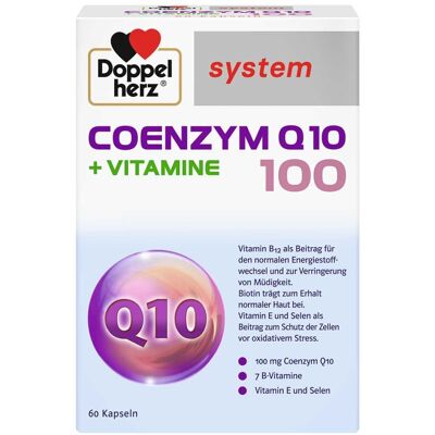 Doppelherz Coenzym Q10 100+Vitamine system Kapseln - Nahrungsergänzung Doppelherz Coenzym Q10 100+Vitamine system Kapseln - Nahrungsergänzung