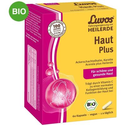 Luvos - Luvos Heilerde Bio Haut Plus Kapseln - 60 St - Medicine Luvos - Luvos Heilerde Bio Haut Plus Kapseln - 60 St - Medicine