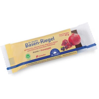 Dr. Jacob's Granatapfel Protein-Riegel - Vegan, Glutenfrei Dr. Jacob's Granatapfel Protein-Riegel - Vegan, Glutenfrei