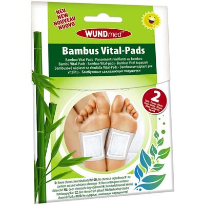 Bambuspflaster Vital-pads Entgiftung+vitalisierung 2stk Bambuspflaster Vital-pads Entgiftung+vitalisierung 2stk