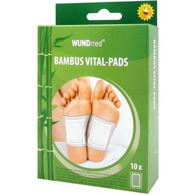 Bambuspflaster Vital-pads Entgiftung+vitalisierung 10stk Bambuspflaster Vital-pads Entgiftung+vitalisierung 10stk