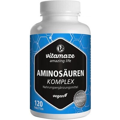 Vitamaze Vispura AMINOSÄUREN KOMPLEX vegan 120stk Vitamaze Vispura AMINOSÄUREN KOMPLEX vegan 120stk