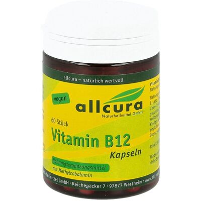 Allcura Vitamin B12 Kapseln 60 St Allcura Vitamin B12 Kapseln 60 St