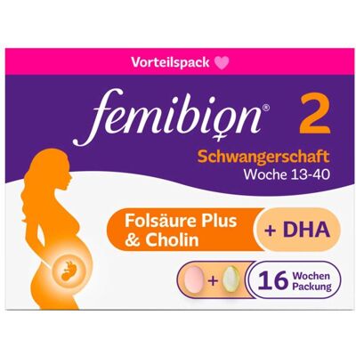 FEMIBION 2 Schwangerschaft Kombipack - Unterstützung für 2. & 3. Trimester FEMIBION 2 Schwangerschaft Kombipack - Unterstützung für 2. & 3. Trimester