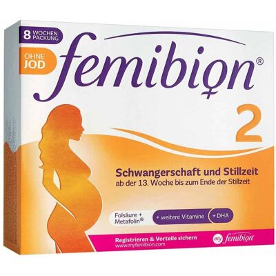WICK Pharma - Femibion 2 Schwangerschaft & Stillzeit, 120 Kapseln WICK Pharma - Femibion 2 Schwangerschaft & Stillzeit, 120 Kapseln