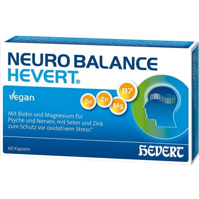 Hevert Neuro Balance Vegan Kapseln - Nahrungsergänzung Hevert Neuro Balance Vegan Kapseln - Nahrungsergänzung