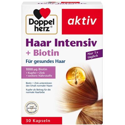 Doppelherz Haar Intensiv+biotin Kapseln 30stk Doppelherz Haar Intensiv+biotin Kapseln 30stk