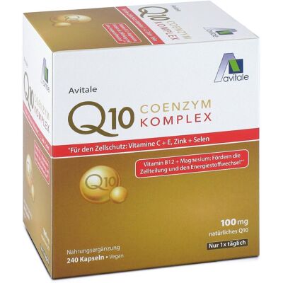 Avitale Coenzym Q10 100 Mg Kapseln+Vitamine+Mineralstoffe 240stk Avitale Coenzym Q10 100 Mg Kapseln+Vitamine+Mineralstoffe 240stk