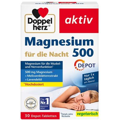 Doppelherz Magnesium 500 Für Die Nacht Tabletten 30stk Doppelherz Magnesium 500 Für Die Nacht Tabletten 30stk