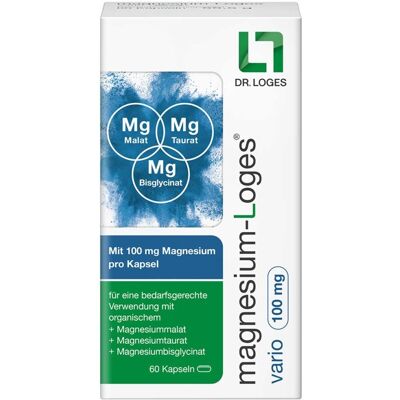 Magnesium-Loges Vario 100 mg Kapseln 60stk Magnesium-Loges Vario 100 mg Kapseln 60stk