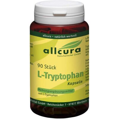 L-tryptophan 500 Mg Kapseln 90stk L-tryptophan 500 Mg Kapseln 90stk