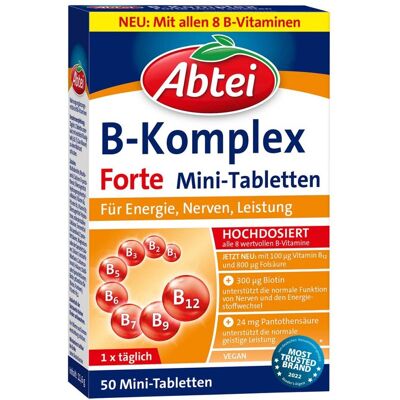 Abtei Vitamin B Komplex Forte Tabletten 50stk Abtei Vitamin B Komplex Forte Tabletten 50stk