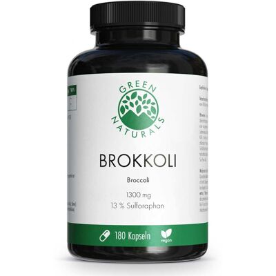 GREEN NATURALS Brokkoli + 13% Sulforaphan vegan 180stk GREEN NATURALS Brokkoli + 13% Sulforaphan vegan 180stk