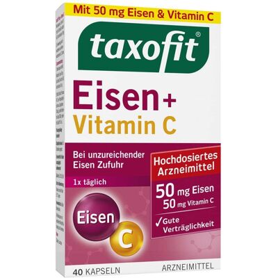 taxofit Eisen + Vitamin C 40stk taxofit Eisen + Vitamin C 40stk