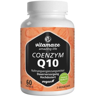 Vitamaze GmbH Coenzym Q10 200 mg Vegane Kapseln - Vitamine & Nahrungsergänzung Vitamaze GmbH Coenzym Q10 200 mg Vegane Kapseln - Vitamine & Nahrungsergänzung
