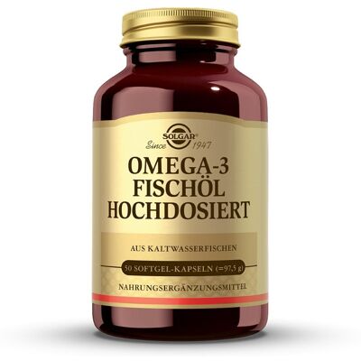 Solgar Omega-3 Fischöl Hochdosiert Kapseln 50stk Solgar Omega-3 Fischöl Hochdosiert Kapseln 50stk