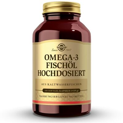 Solgar Omega-3 Fischöl Hochdosiert Kapseln 100stk Solgar Omega-3 Fischöl Hochdosiert Kapseln 100stk