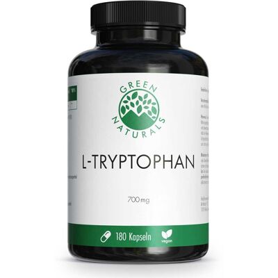 GREEN NATURALS L-Tryptophan 700 mg Hochdosis Kapseln vegan 180stk GREEN NATURALS L-Tryptophan 700 mg Hochdosis Kapseln vegan 180stk