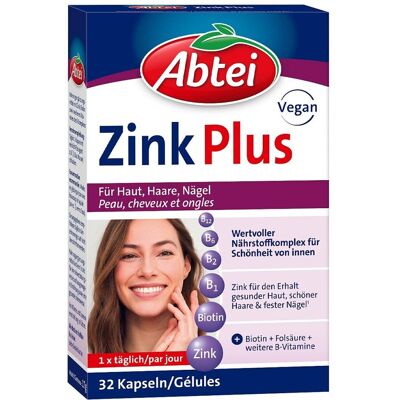 Abtei Zink Plus Kapseln 32stk Abtei Zink Plus Kapseln 32stk
